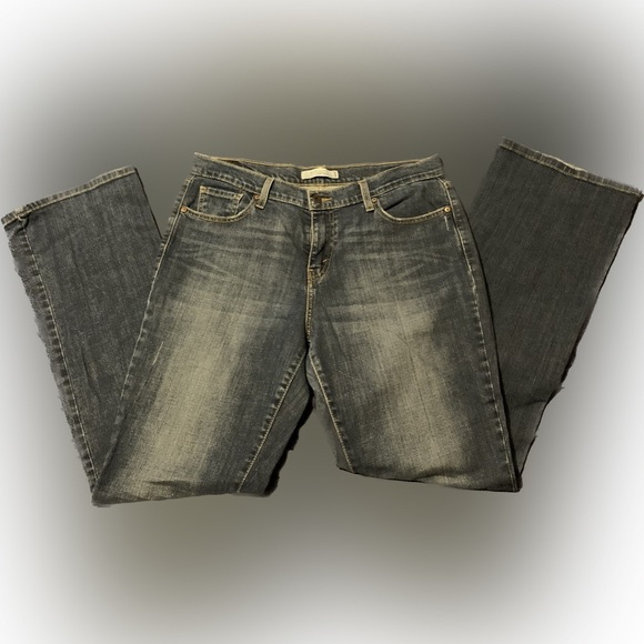 Levi’s 515 Low Boot Cut Denim Jeans Size 12 L/C Medium Wash Blue Bootcut - Picture 1 of 8